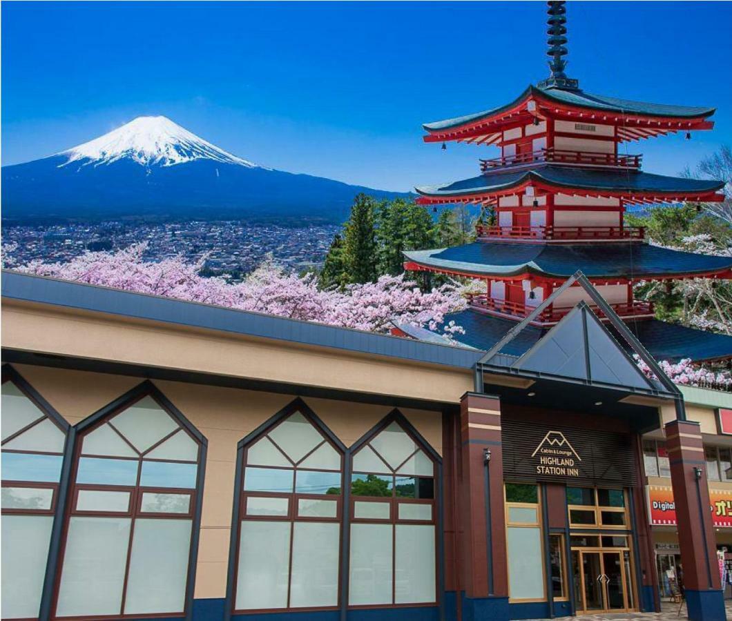 Mt.Fuji Cabin & Lounge Highland Station Inn Fujikawaguchiko Exterior photo